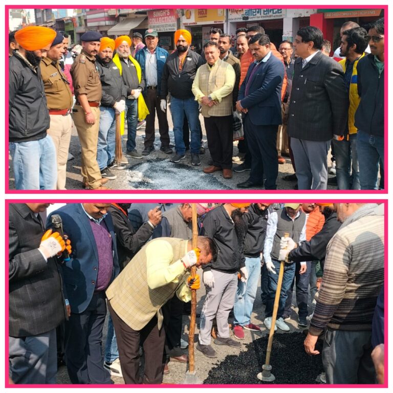 जनता से किए वादे मेरा संकल्प, सड़को के पॉट होल्स भरने से शुरुवात :- दीपक बाली