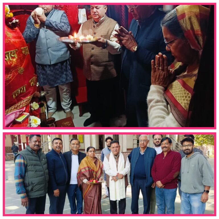 महापौर दीपक बाली ने मां चामुंडा का आशीर्वाद लिया