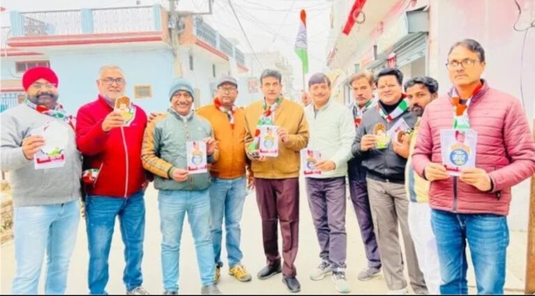 कांग्रेस मेयर प्रत्याशी संदीप सहगल को सपोट करें – अनुराग सारस्वत