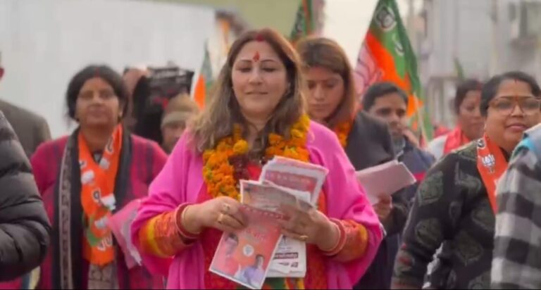 भाजपा का मेयर बनाओ,महिलाओं से की अपील :- उर्वशी बाली