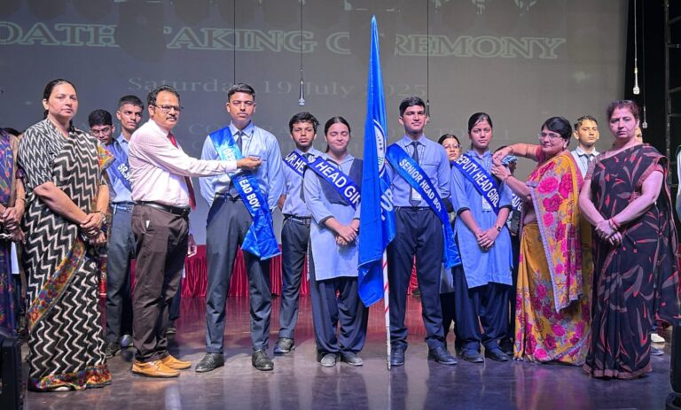 जेसीज में विद्यार्थी परिषद का शपथ ग्रहण समारोह