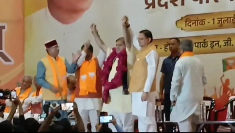 भट्ट फिर बने भाजपा प्रदेश अध्यक्ष