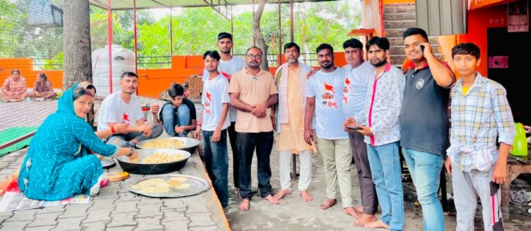 प्राचीन  मोटा महादेव शिव मंदिर (रजि.) ने किया भंडारे का आयोजन