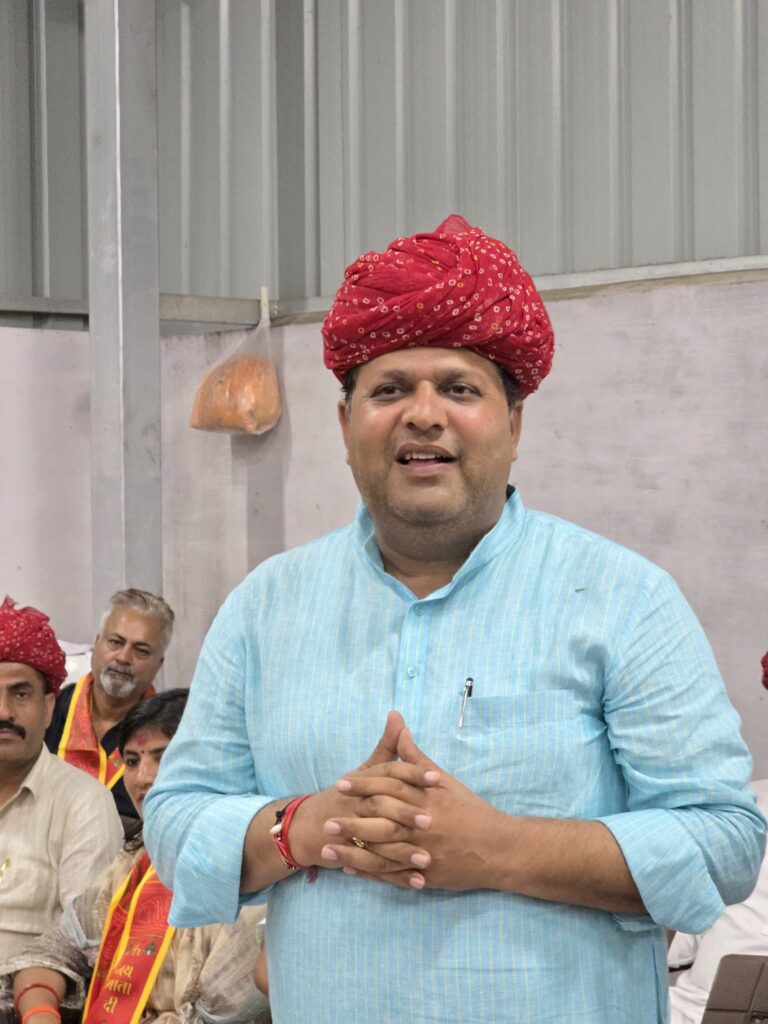 मारवाड़ी समाज ने अमरनाथ यात्रियों का किया भव्य स्वागत आई माता मंदिर में हुआ भंडारा और पूजा-अर्चना