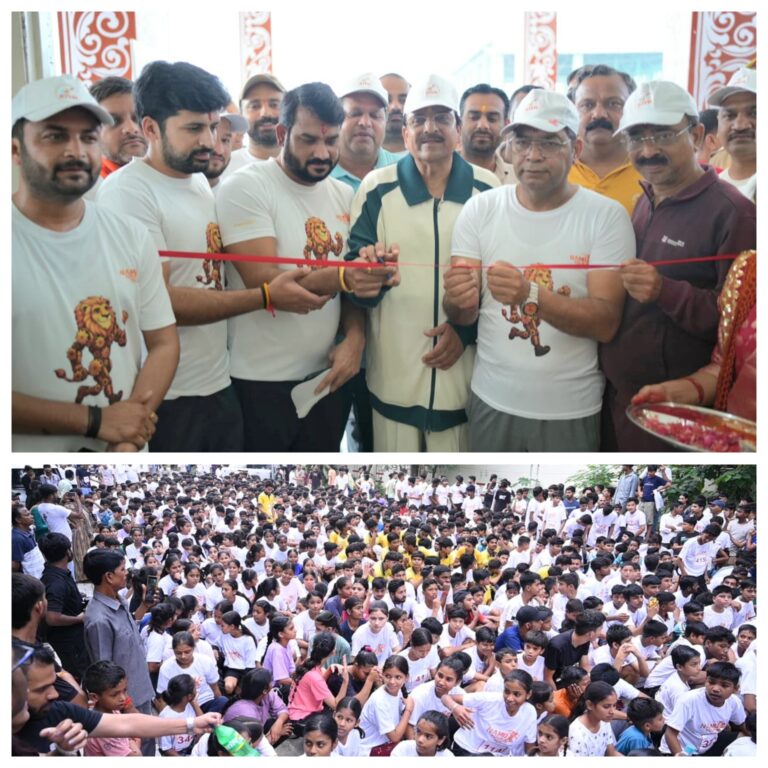 मैराथन में जोश के साथ दौड़े युवा, दिया ‘नशामुक्त भारत’ और ‘विकसित भारत’ का संदेश