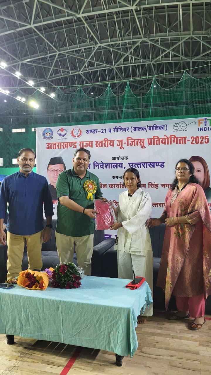 दो दिवसीय अंडर 21 व सीनियर ( बालक / बालिका ) उत्तराखंड राज्य स्तरीय जु-जित्सू प्रतियोगिता का हुआ समापन।