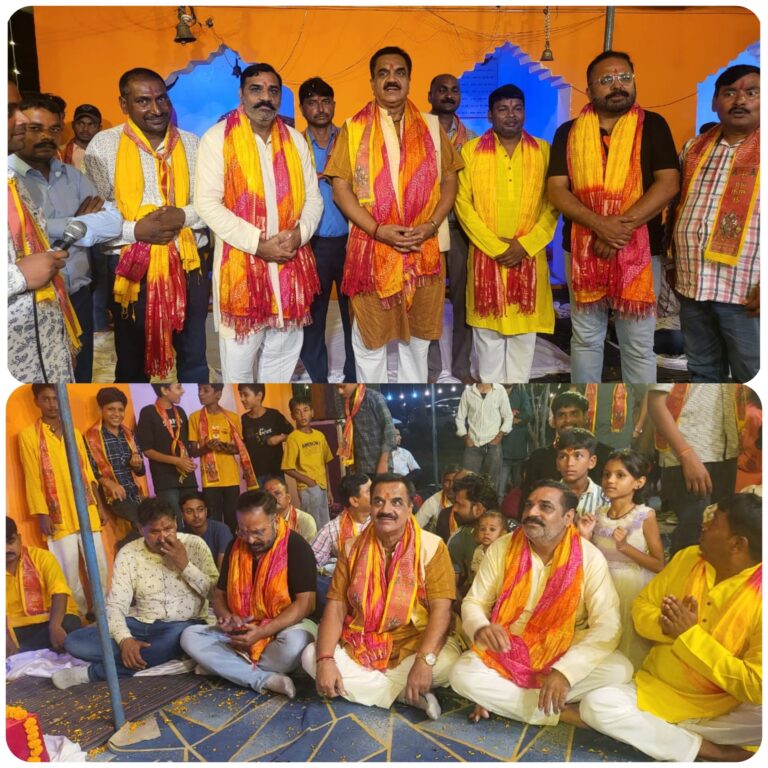 मटकोटा फार्म स्थित श्री सर्वेश्वर महादेव मंदिर में मां भगवती का भव्य जागरण, पूर्व विधायक राजकुमार ठुकराल हुए शामिल
