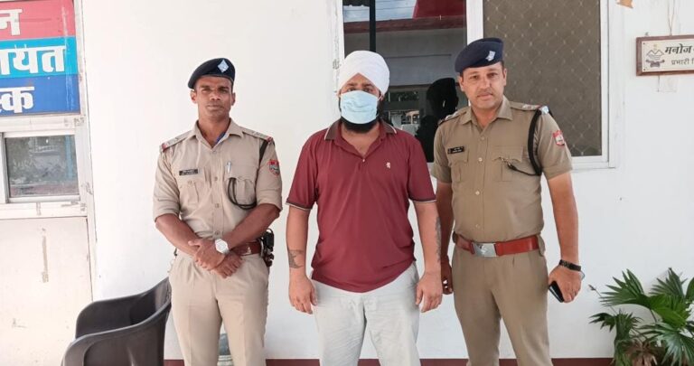 छात्र संघ चुनाव के नामांकन के समय हुई फायरिंग में फरार आरोपी सतपाल सिंह लहौरिया को पुलिस ने किया गिरफ्तार