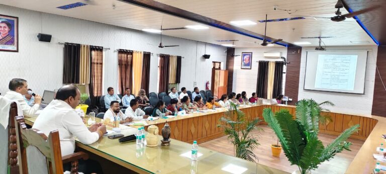 जिला पंचायत सभागार में नव निर्वाचित सदस्यों का पांच दिवसीय अभिमुखीकरण प्रशिक्षण प्रारंभ