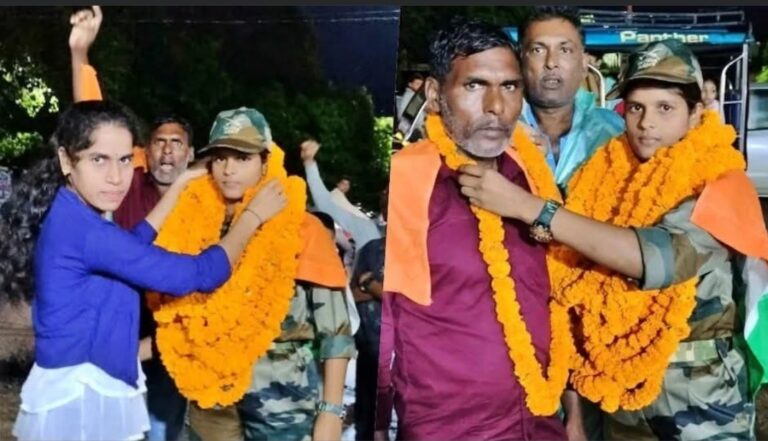 सेना की वर्दी में घर लौटी बेटी, गांव में बजा जश्न — पर निकली ठगी की वर्दी!