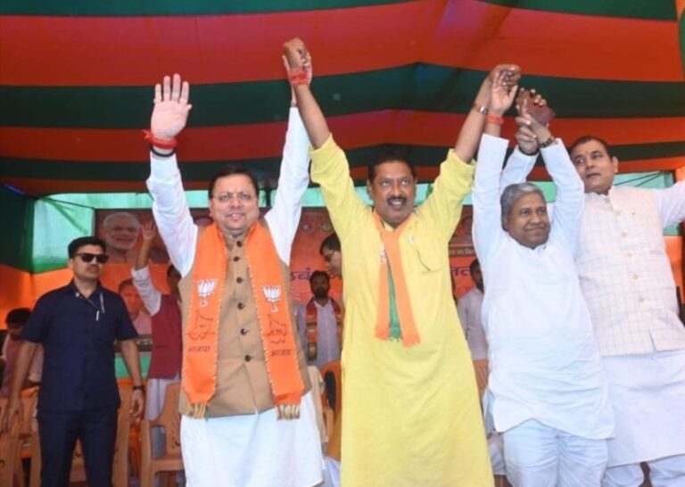 मुख्यमंत्री पुष्कर सिंह धामी बोले — ना जंगलराज, ना भ्रष्टाचार, बिहार चुनेगा NDA सरकार