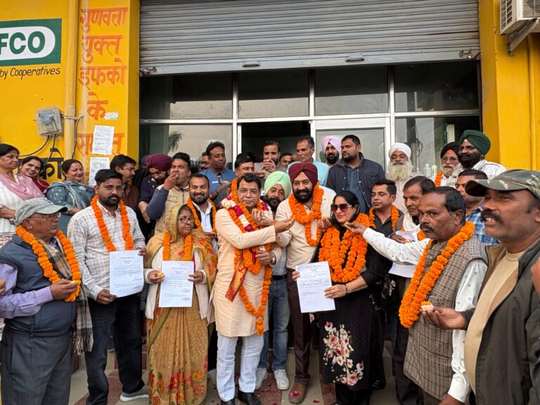 विधायक शिव अरोरा की चाणक्य नीति का कमाल—रुद्रपुर की पांचों सहकारी समितियों पर BJP का क्लीन स्वीप