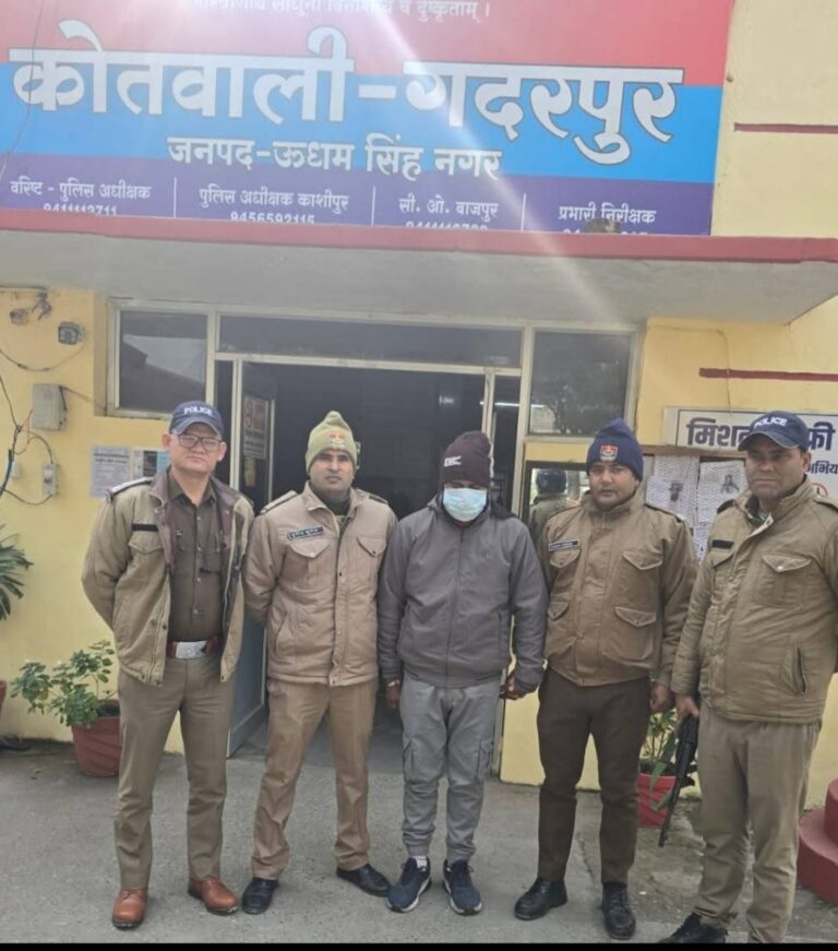 एसएसपी मणिकांत मिश्रा का अपराधियों पर शिकंजा,10 हजार का इनामी करनैल सिंह उर्फ पिंटू गिरफ्तार