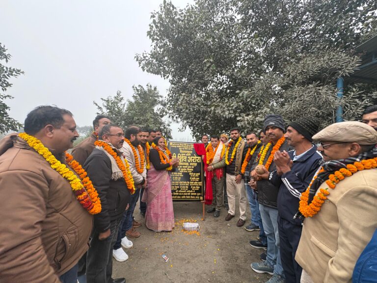 विधायक शिव अरोरा ने भगवानपुर क्षेत्र में विभिन्न विकास कार्यों का शिलान्यास व लोकार्पण कर जनता क़ो किया समर्पित