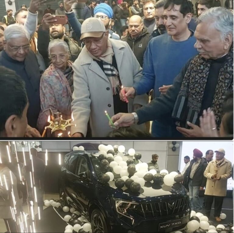 कुमार ऑटोव्हील्स रुद्रपुर में महिन्द्रा के दो नए वाहनों की भव्य लॉन्चिंग,XUV-7XO और XEV-9S की शानदार एंट्री