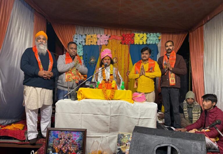 श्रीमद् भागवत कथा से समाज में सद्भाव बढ़ता है : भारत भूषण चुघ