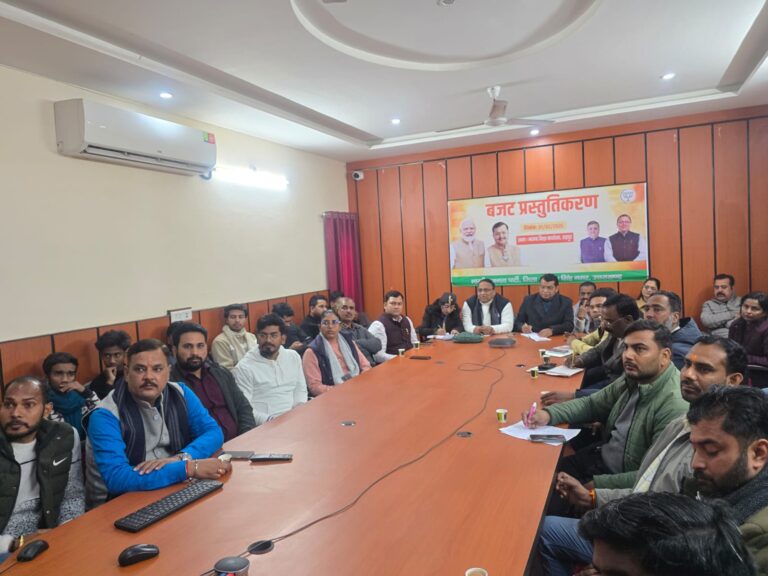 विधायक शिव अरोरा ने वर्ष 2026- 27 के बजट को बताया सर्वस्पर्शी सर्वसमावेशी! मोदी सरकार ने महिला,युवा, किसान, निर्धन वर्ग का बजट मे रखा विशेष ध्यान