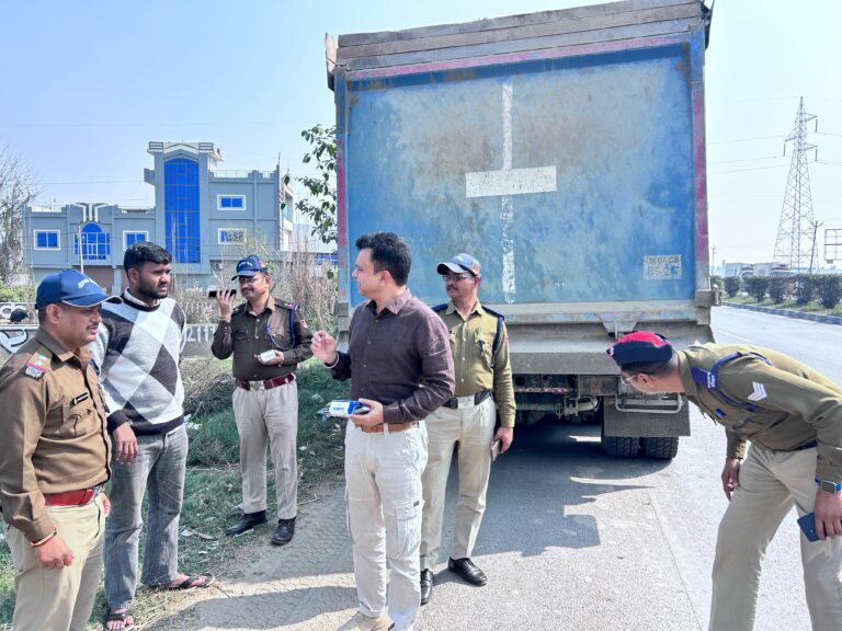 परिवहन विभाग का काशीपुर-बाजपुर-जसपुर में चेकिंग अभियान, 75 वाहनों के चालान, 18 सीज