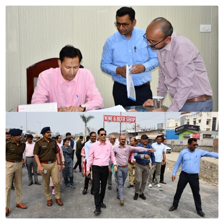 काम में ढिलाई नहीं चलेगी — कुमाऊँ आयुक्त दीपक रावत का रुद्रपुर में सख्त निरीक्षण, लंबित मामलों के निस्तारण और विकास कार्यों में तेजी के निर्देश