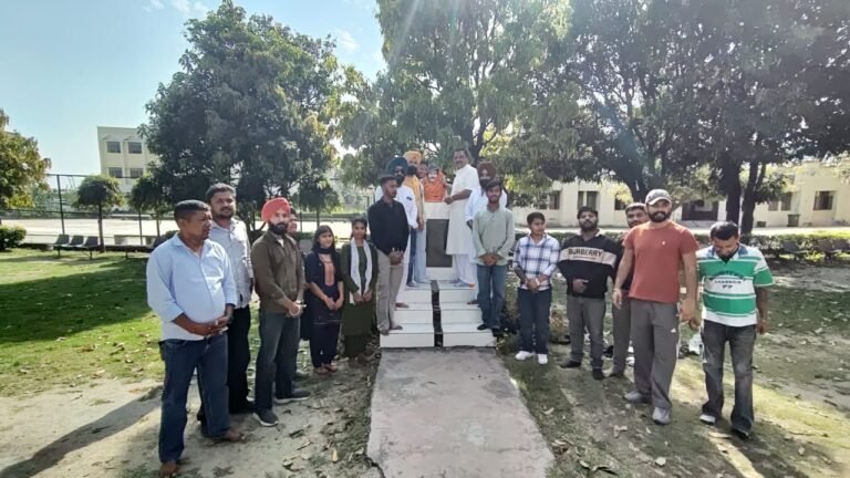 शहीद भगत सिंह, सुखदेव व राजगुरु को शहीदी दिवस पर श्रद्धांजलि