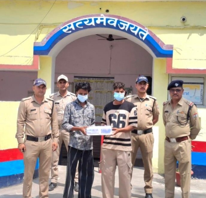 प्रेम प्रसंग बना जानलेवा साजिश: युवक पर फायरिंग करने वाले 2 शातिर आरोपी चढ़े पुलिस के हत्थे