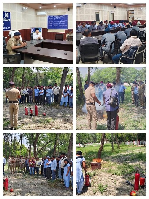 रुद्रपुर में सड़क व अग्नि सुरक्षा पर जागरूकता अभियान, अधिकारियों ने दिया प्रशिक्षण