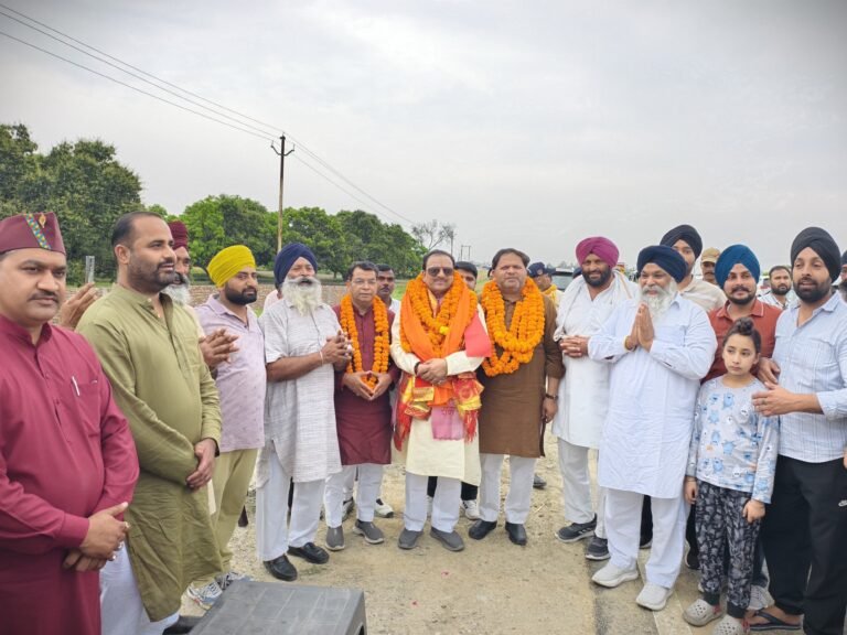 रुद्रपुर रिंग रोड पर सांसद अजय भट्ट का निरीक्षण — जाम से मिलेगी स्थायी मुक्ति, विकास को मिलेगी रफ्तार