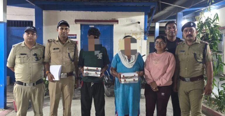 नशीली दवाओं के साथ महिला समेत दो गिरफ्तार